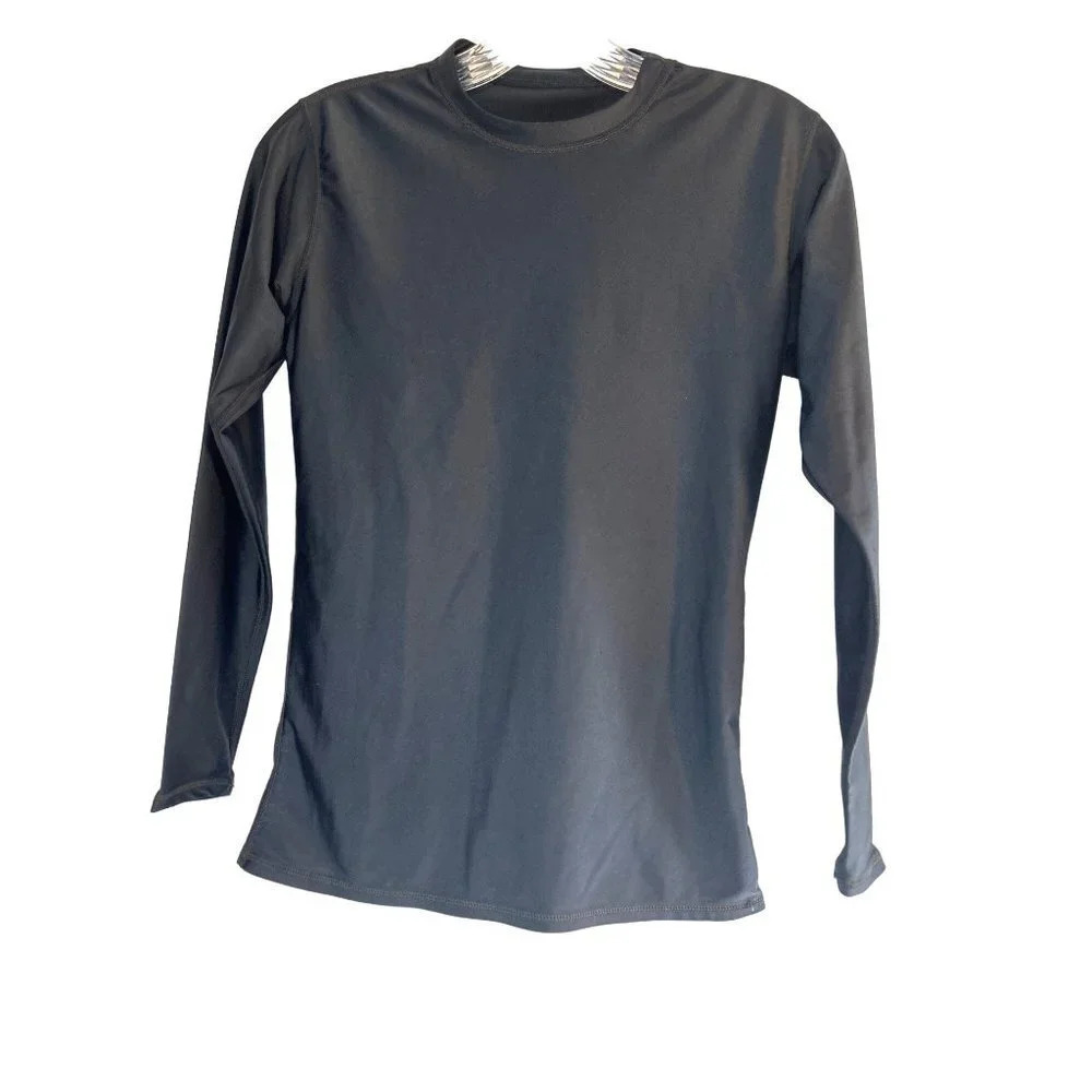 A4 Womens Long Sleeve Top Black Size S